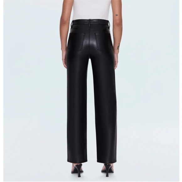 Pistola Cassie High Waisted Faux Leather Straight Leg Pants Size 25 NWT - Picture 4 of 10